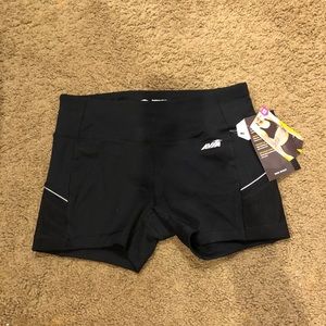 Black spandex shorts
